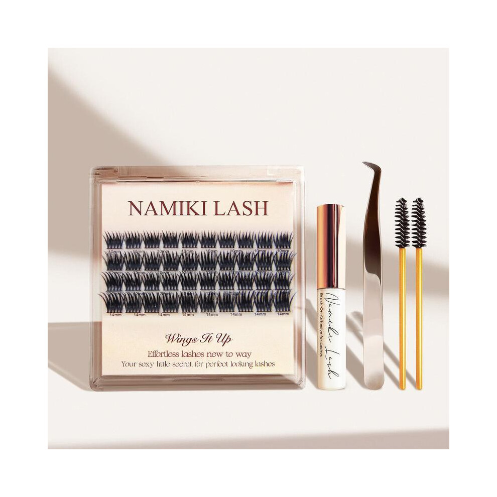 (DOLLY (Russian Volume Look), Mix Length (12-16mm)) DIY Lash Extensions Kit At Home Lashes