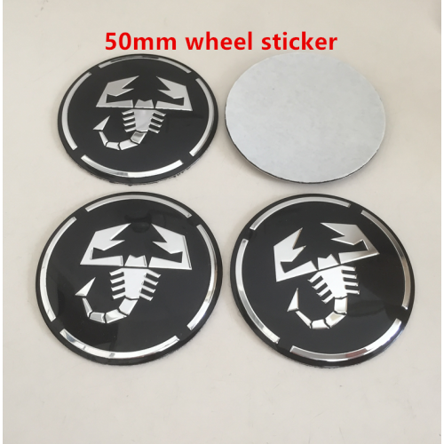Abarth Car,,60mm wheel cap 2