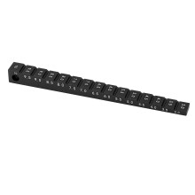 Jauge de hauteur de caisse du châssis 3-10 mm aluminium noir RC