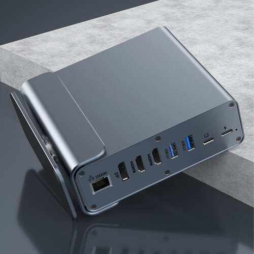 Versatility USB C Laptop Docking Station 15 in 1 Adapter with 1