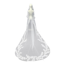 Elegant Long Floor Bridal Veil Soft Tulle Bride Veil for