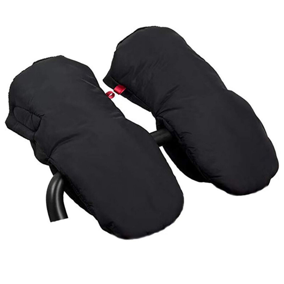 Stroller Gloves Hand Muff Extra Thick Waterproof Winter Gloves for Baby Strollers, Plush, Anti-Freeze, Warm