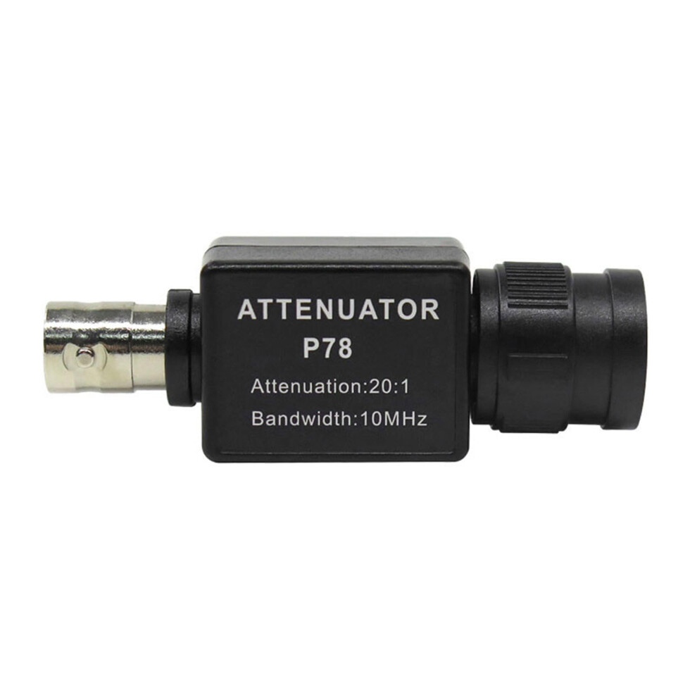 P78 20:1 10Mhz Passive Attenuator For Oscilloscope Generator, 10M Test Attenuators, High Precision Measurement 9084446860733