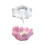 Easy Release Silicone Mold Set for Spindrift Shaped Candle and 1
