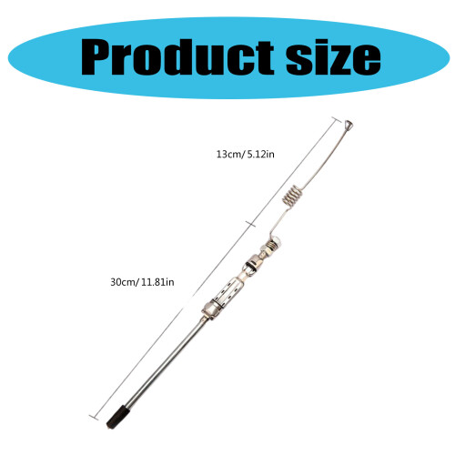 High Visibilities Automatic Ice Fishing Rod Metal Construction 2