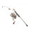 High Visibilities Automatic Ice Fishing Rod Metal Construction 7
