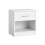 (Classic White) VASAGLE Bedside Table, Side Table with Drawer, Handle, Open Compartment, End Table, for Bedroom, Living Room 3