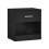 (balck) VASAGLE Bedside Table, Side Table with Drawer, Handle, Open Compartment, End Table, for Bedroom, Living Room 1