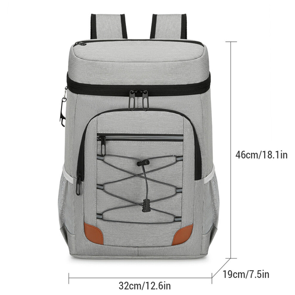 Insulated Leakproof Water-Resistant Backpack 32x46x19cm, 15L Capacity-image-OPC-PKF7RZQ-NEW