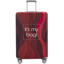 Luggage Cover Washable Suitcase Protector Anti-scratch Suitcase cover Fits 18-32 Inch Luggage (Red Stripe, S)