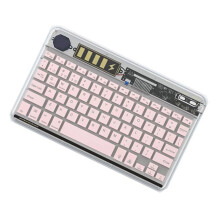 Wireless Keyboard & Mouse Combo BT3.0 | 400mAh Rechargeable, 7-Color Backlit, Type-C Charging, Compatible with Windows & Mac
