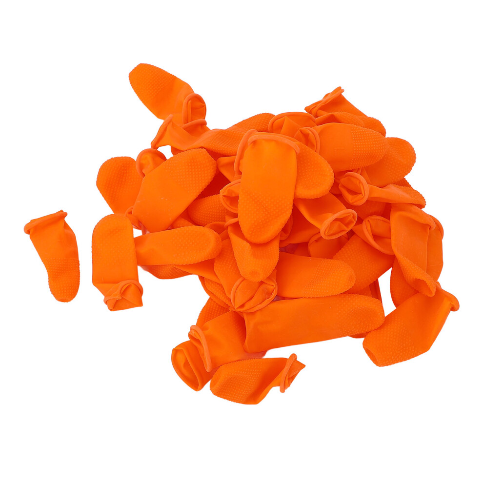 Disposable Latex Finger Cots Large Size 100Pcs Non-Static Covers 7891348964054