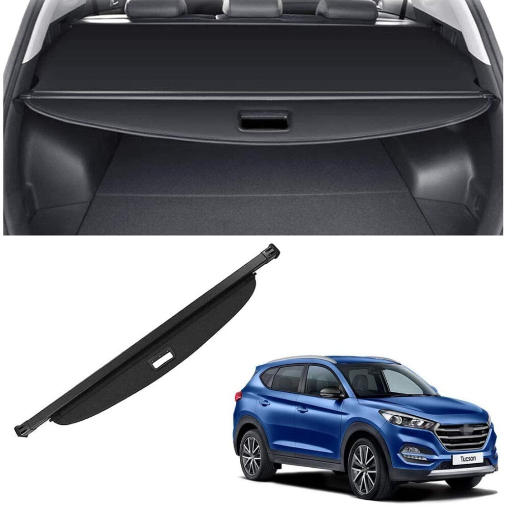 Car Retractable Rear Trunk Parcel Shelf For 2016 Hyundai Tucson, Privacy Cover, Durable Material, Safe Storage Solution 6447073608957