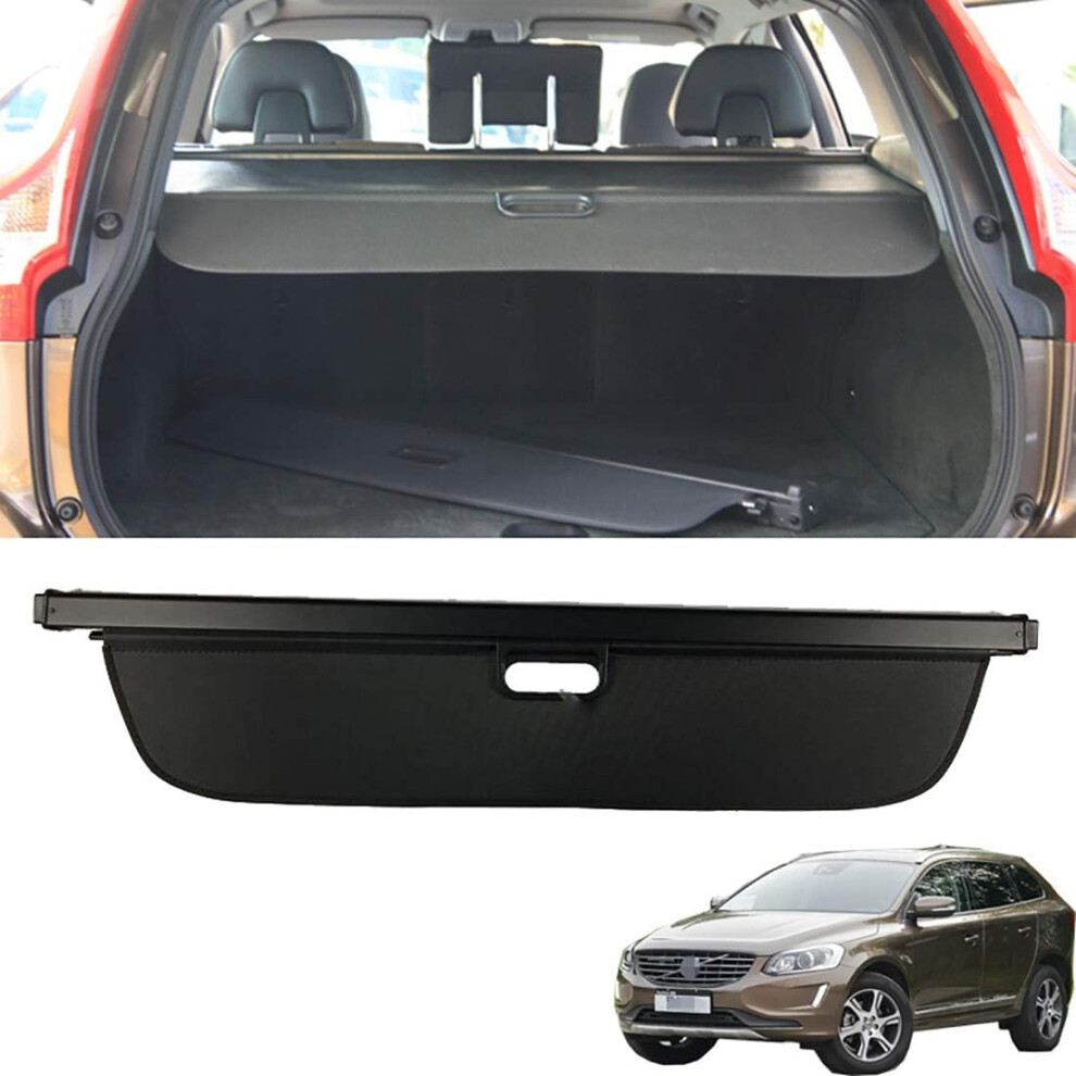 Car Retractable Rear Trunk Parcel Shelf For Volvo Xc60 2011-2023, Privacy Cover, Safe Storage, Durable Material 6447073609022