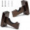 Baseball Bat Display Wall Mount, Softball Bat Rack for Horizontal Display, Solid Wood with Soft Felt and Hidden Screws 14