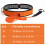 Surfboard Waist Leash 7mm Thick 10ft Coiled Surf 7