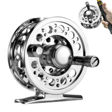 Saltwater Fly Reel with Die-Cast Aluminium Body, Multi Disc Brake, Fast Line Return, Corrosion Resistant, Lightweight Spool