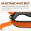 Surfboard Waist Leash 7mm Thick 10ft Coiled Surf 10