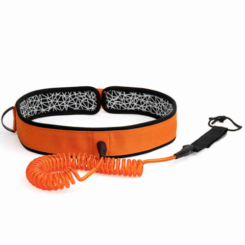 Surfboard Waist Leash 7mm Thick 10ft Coiled Surf 1