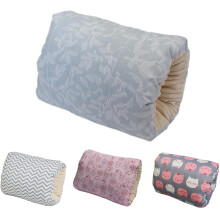 Arm Pillow For Feeding Baby - Nursing Pillow With Removable Cotton Cover, Firm Fiber Fill, Baby Cradle Support, 4-Piece Set