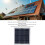 50W Monocrystalline Solar Panel with Waterproof MPPT Controller, 27x28cm 4