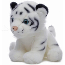 White Tiger Plush Stuffed Animal Cute Plush Tiger Doll Plush Plush Tiger Plush Toy Soft Baby Tiger Plush Animal, 15cm, 1 Piece