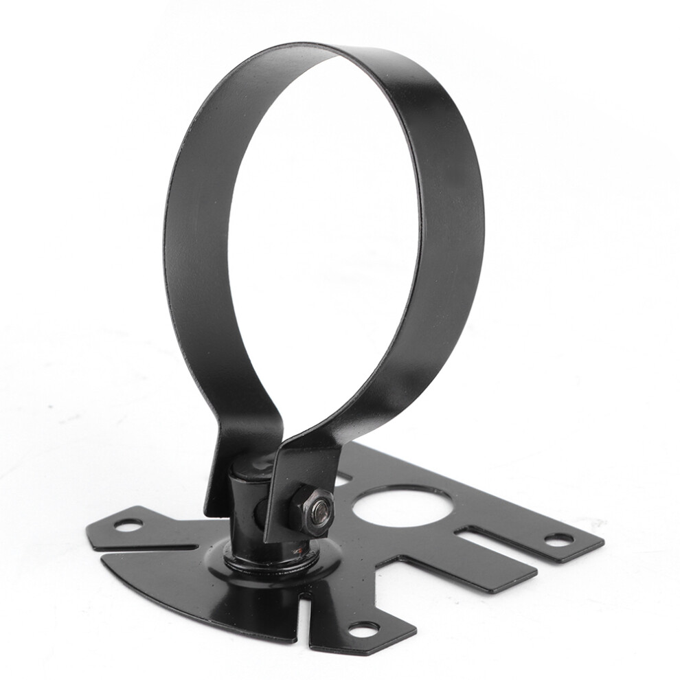 2In/52Mm Single Hole Gauge Mount Bracket Iron Black 8320539109336