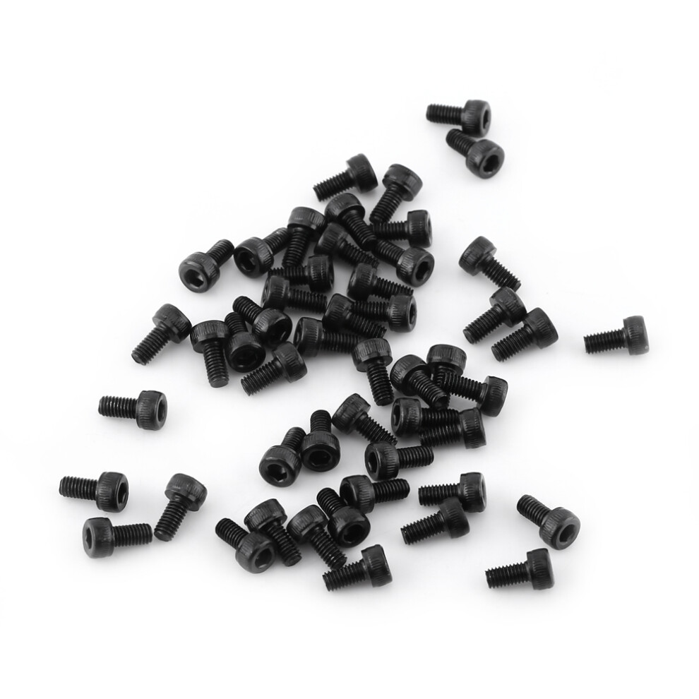 M3 Hex Socket Cap Head Screw Bolt Set Black