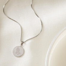 (Default) Serenity Prayer One Day At A Time Necklace Stainless Steel