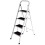 (Half Step Stool ) 1 2 3 Step Ladder Folding Portable Compact Heavy Duty Iron Anti-Slip Mat Stool 5