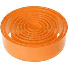 Round Cookie Cutter for Baking Set Plastic Circle Biscuit Cutters Donut Cutter Set for Baking Dough Pastry Biscuit Molds round