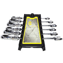 6pcs Ratchet Combination Wrench Spanner Hand