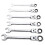 6pcs Ratchet Combination Wrench Spanner Hand 6