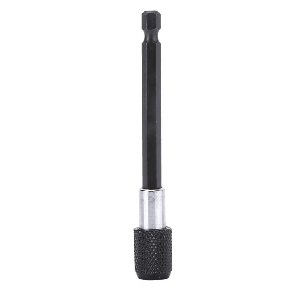 1/4 Inch Hex Shank Quick Release Screwdriver Drill Black