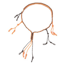 Outdoor Duck Call Lanyard Paracord Necklace Camouflage Orange