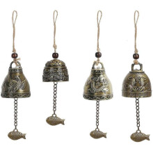 4 Pcs Vintage Wind Chimes,wind Chimes,outdoor Decorative Hanging Chimes Chinese Lucky 11 Bell Metal Wind Chimes Hanging Ornament Decoration