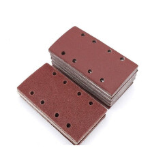 Sanding Belts 10PCS 93x185mm Flocking Sandpaper 40-2000 Grit Abrasive Discs for Wood Stone Glass Polishing Tools