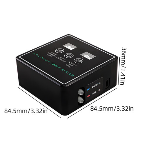 Smart Reptile Fogger System with Touchscreen, 7.8cm, Black 1