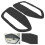 2Pcs Car Door Panel Insert Cards Leather Synthetic 10