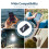 8W Solar Panel IPX6 Waterproof 5V 19% Efficiency Portable USB-C 7