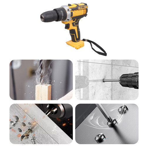 Brushless Cordless Electric Hammer Drill Rotatable Hammer Impact 2