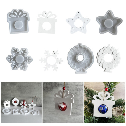 Flexible Silicone Molds for Creating Unique Christmas Charm 1