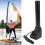 Windsurf Windsurfing Mast Extension Rod Base Mount & Rope 3