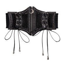 Girls Trendy Waist Belt Lace-up Costume Underbust Jewelry Waist