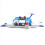 Cartoons the Little Bus set Συναρμολογημένος χώρος στάθμευσης σταθμών λεωφορείων 1