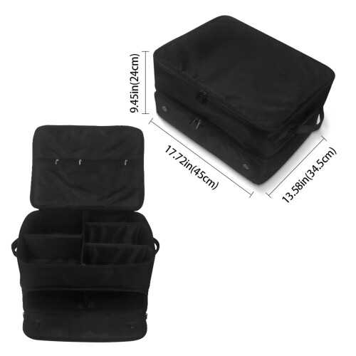 2 Layer Golfs Trunk Organizer Golfs Car Locker with Individual 2