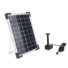 Solarpumpe-Set Hubhöhe 150 cm 200 L/h ABS Garten
