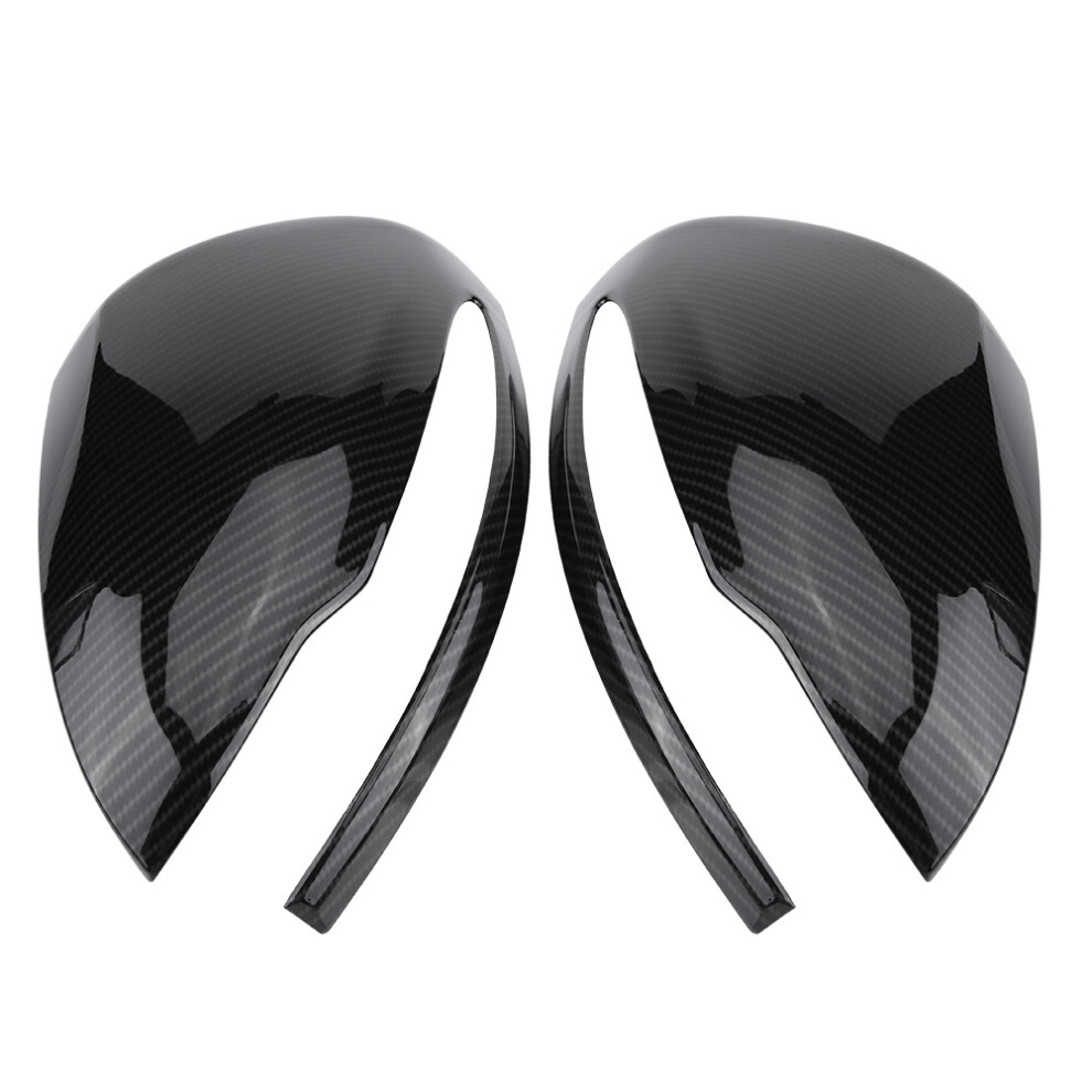 1 Pair Carbon Fiber Rearview Mirror Cover For 8320539110745