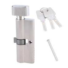 (S) Alloy Cylinder Lock with Knob Secure Door Lock Home Protections Essential for Home Entrance & Garden Gate Security  S