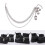 Skull Shoe Charm Shoe Chain Decorative Boots Accessory for 2
